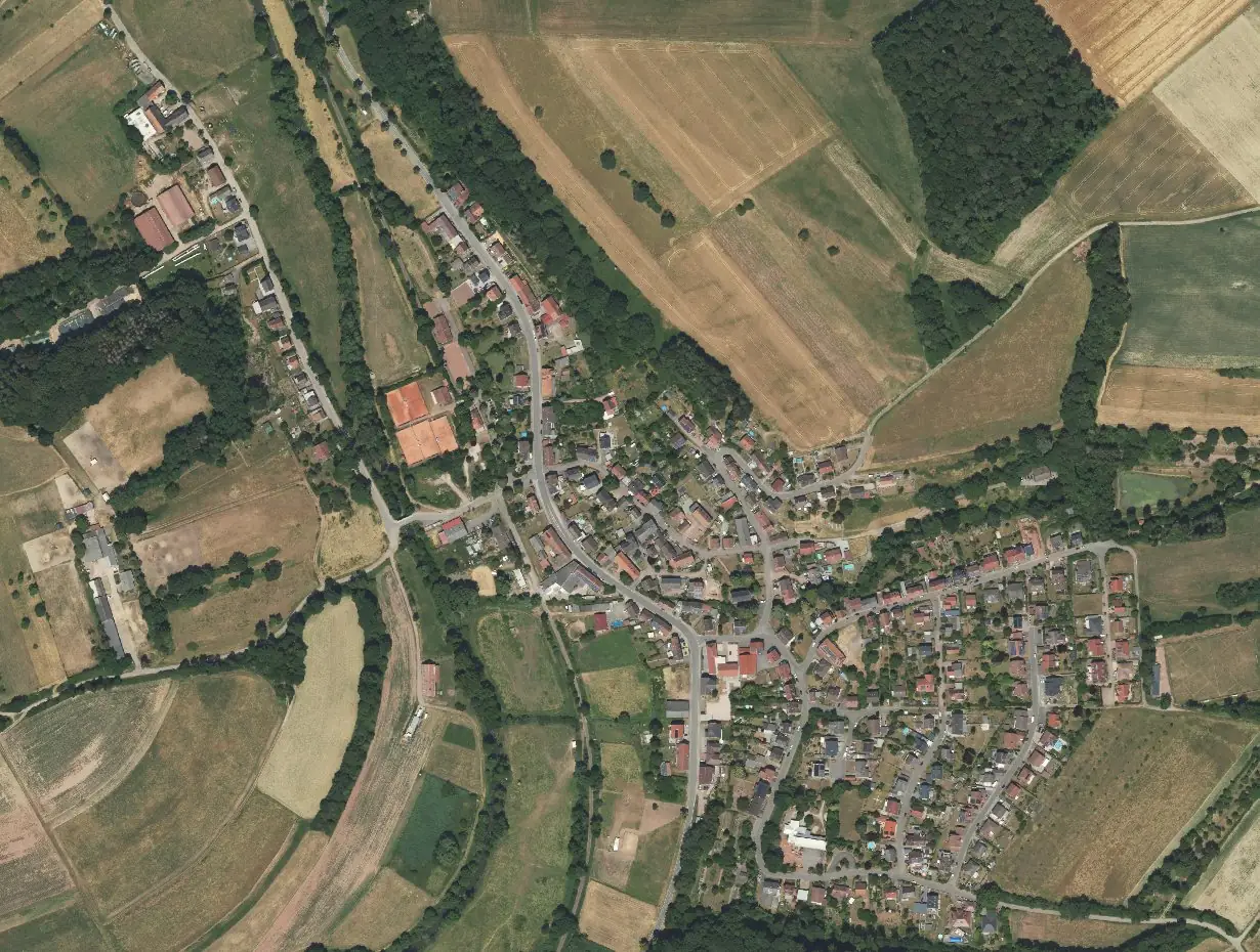 Luftbild von Althornbach