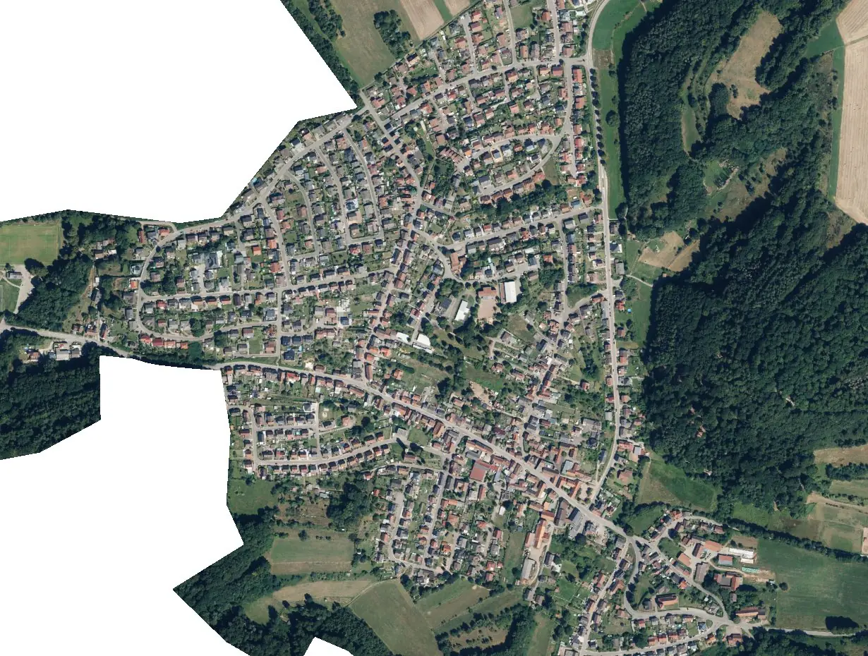 Luftbild von Bechhofen