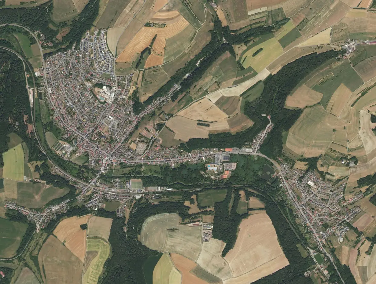 Luftbild von Contwig