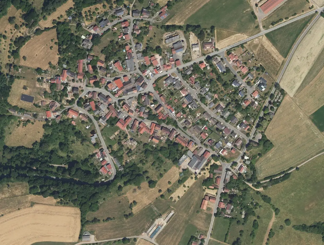 Luftbild von Großbundenbach