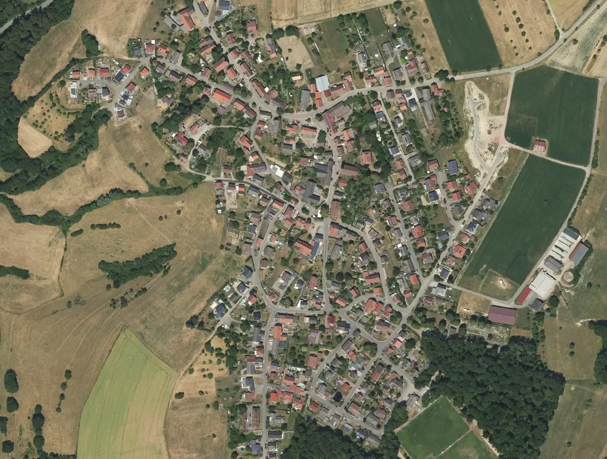 Luftbild von Großsteinhausen
