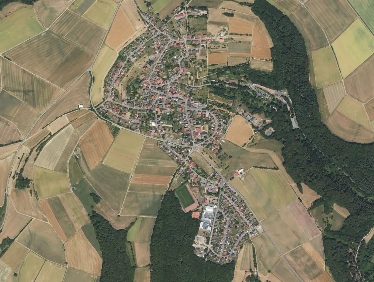 Luftbild von Maßweiler