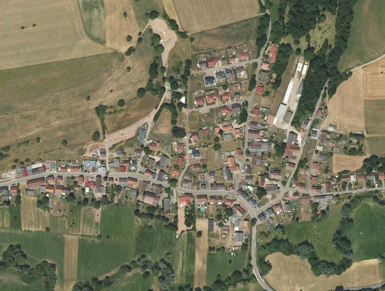 Luftbild von Mauschbach